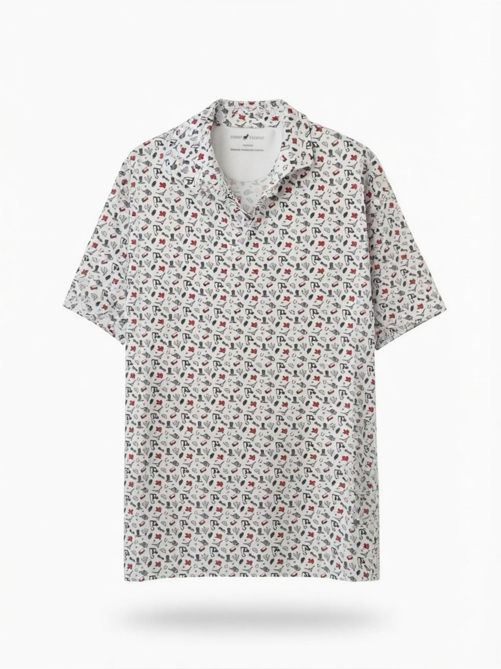 Men’s Texas themed Horn Legend Short-Sleeve Printed Shirt Size Medium